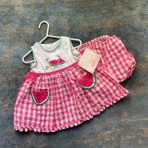 Watermelon Dress & bloomers